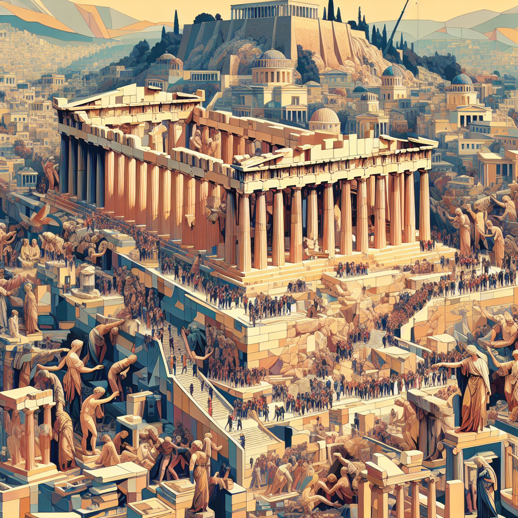 Acropolis of Athens in Athens, Greece